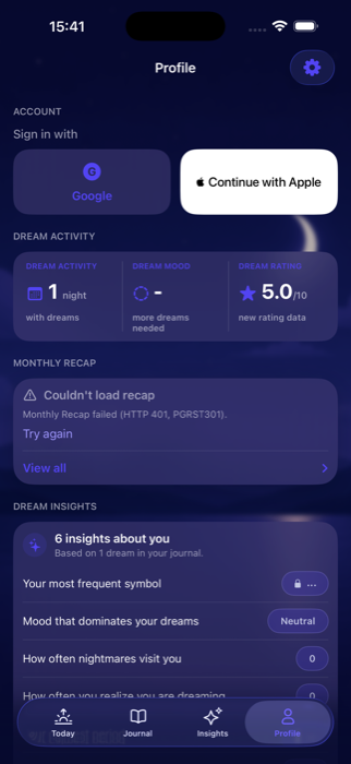 Somery Monthly Recap screenshot